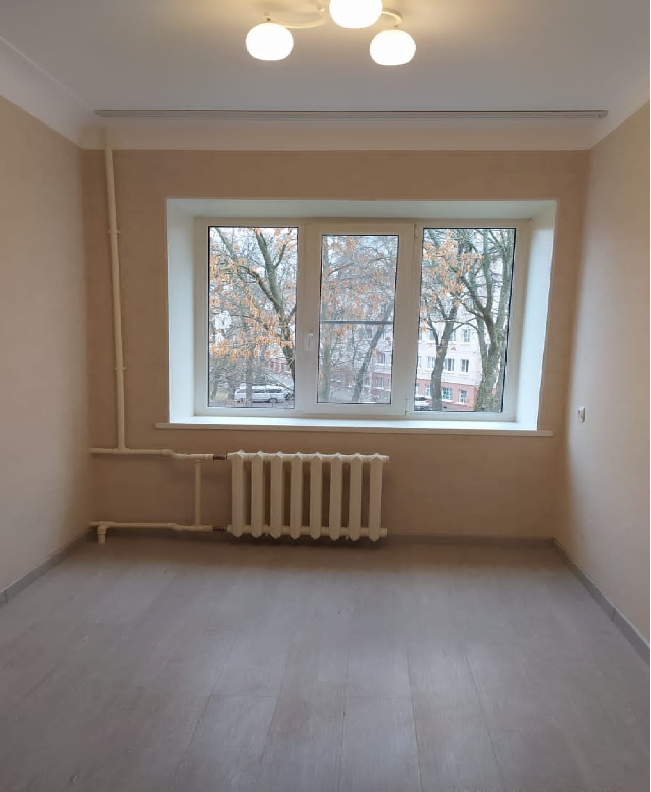 Жилая комната 10,5 м² после ремонта