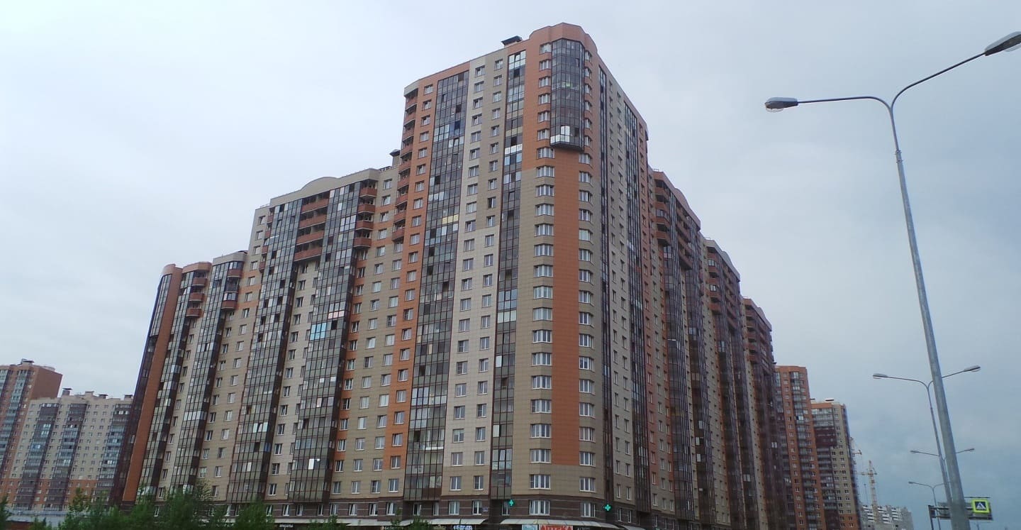 Фасад дома со стороны проспекта