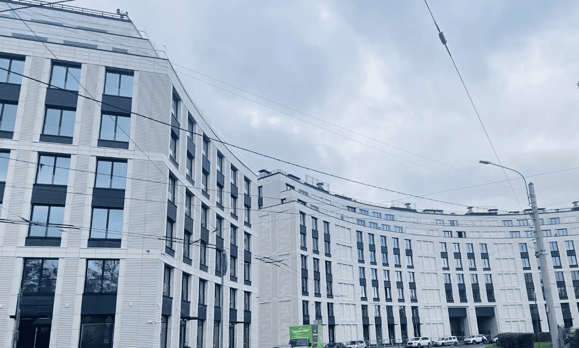 Фасад корпуса GRAND VIEW на Петровском проспекте