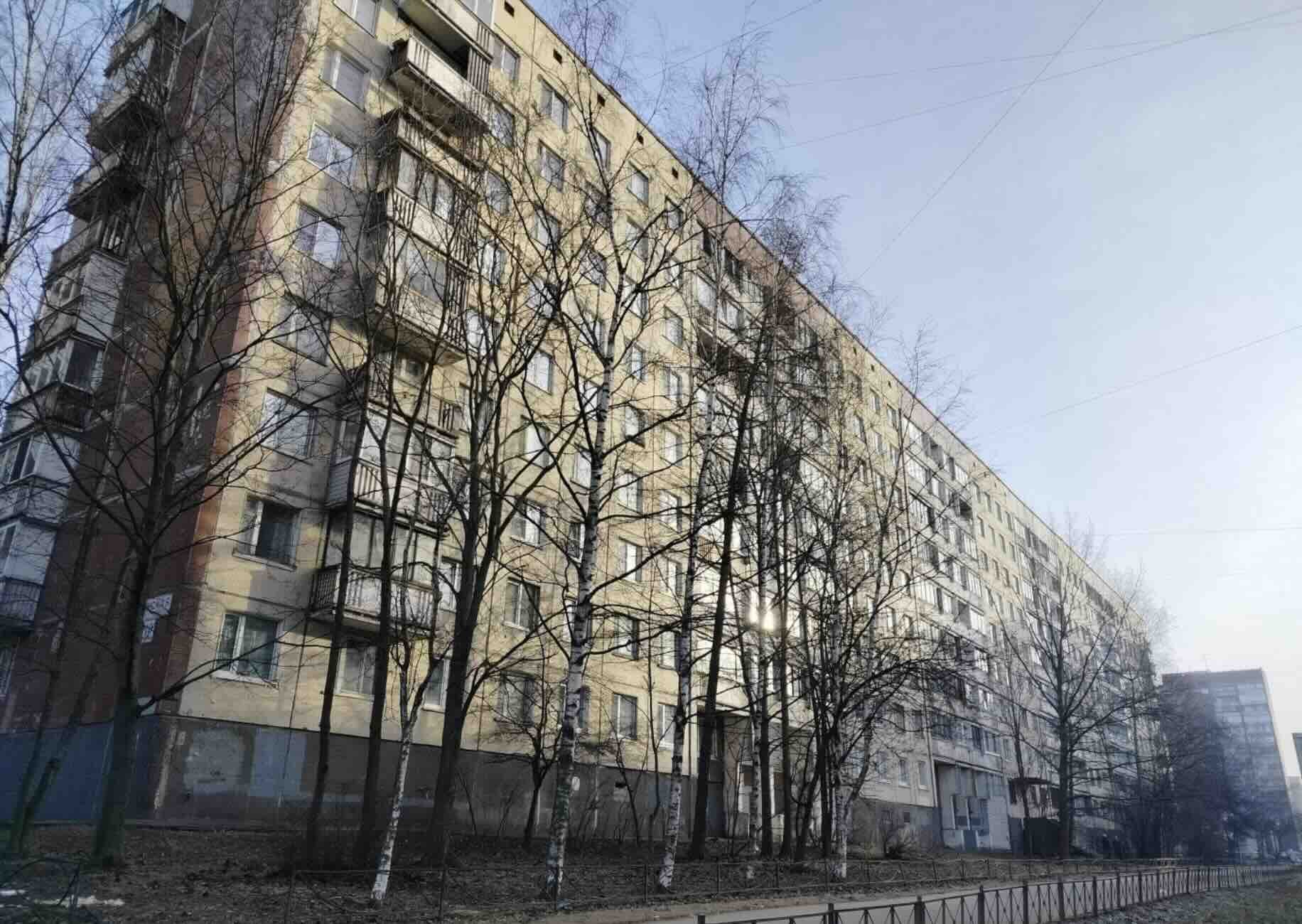 Панельный дом на Ленской улице
