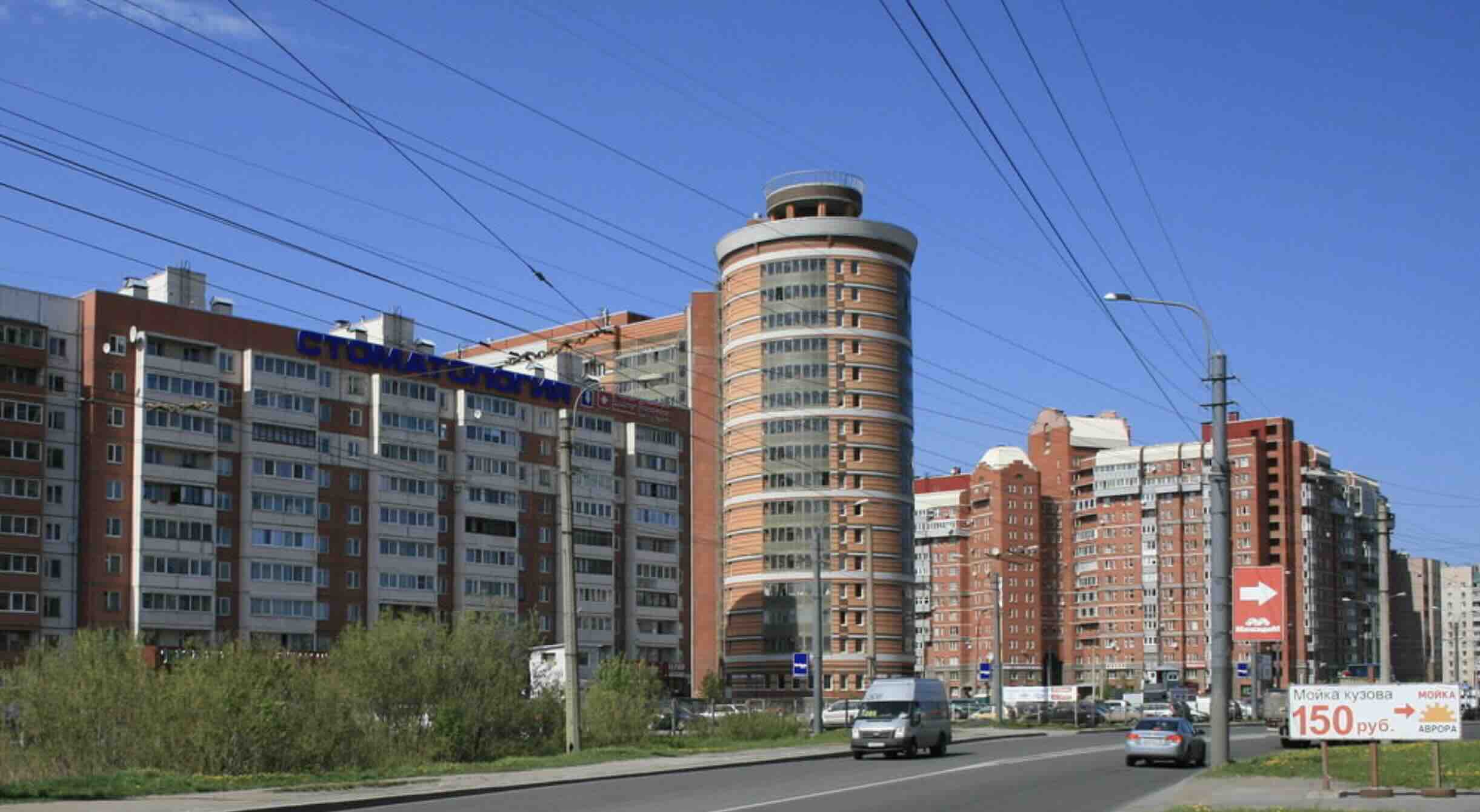 Жилой комплекс вдоль Богатырского проспекта